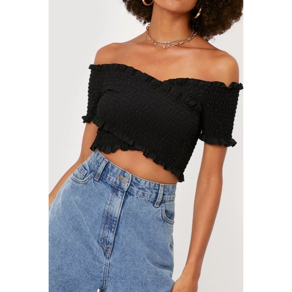 Nasty Gal Tops - Nasty Gal Off Shoulder cropped top